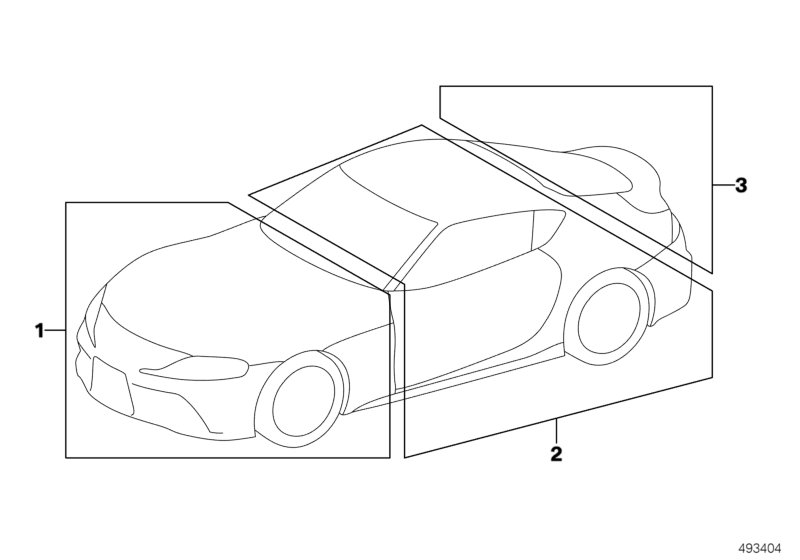 Genuine BMW 71249500224 F91 F92 Label 