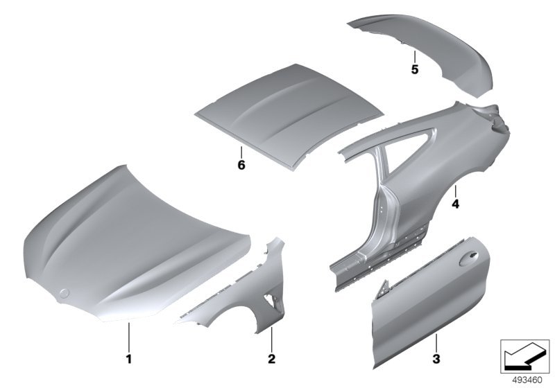 Genuine BMW 41007494492 F92 G15 Reinforcement Plate, Rocker Panel, Right (Inc. 840i, M8 & 840dX) | ML Performance UK Car Parts