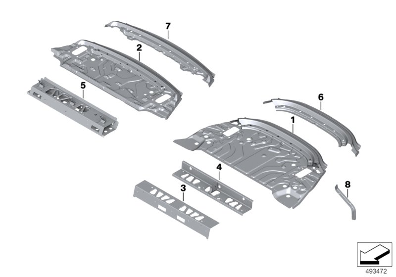 Genuine BMW 41007496152 F92 G15 Brace, Bulkhead, Right (Inc. 840dX, 840i & 840iX) | ML Performance UK Car Parts