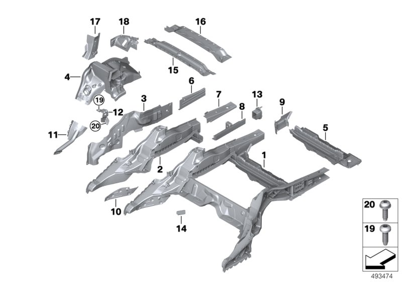 Genuine BMW 41007444649 F92 F91 G14 Bracket Backrest Outer Left (Inc. M850iX, M8 & 840dX) | ML Performance UK Car Parts