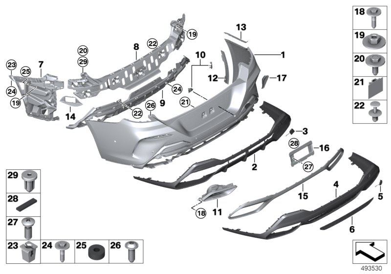 Genuine BMW 51128075237 G14 G15 Connection Wheel Well, Left -M- (Inc. 840dX, 840iX & M850iX) | ML Performance UK Car Parts