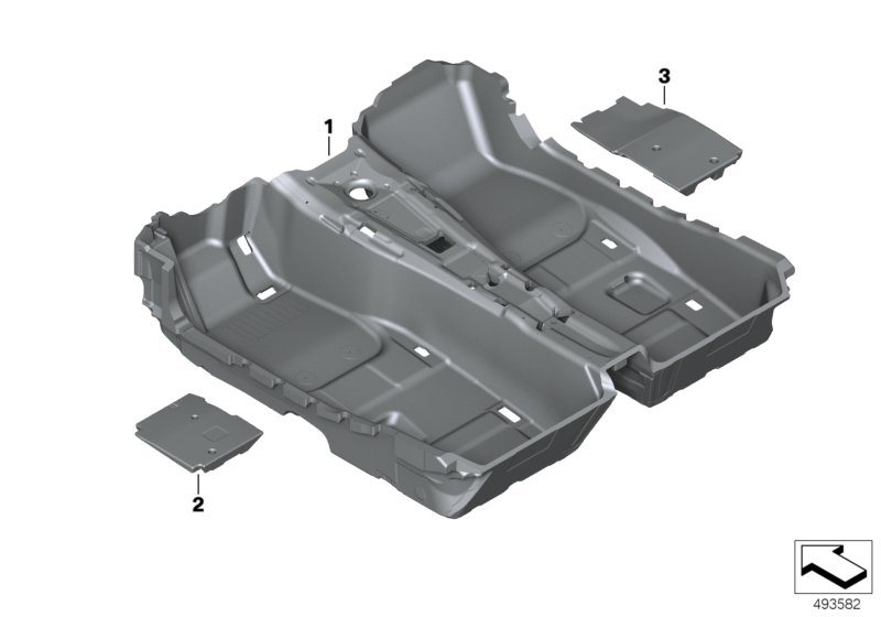 Genuine BMW 51478073339 G29 Floor Covering -M- (Inc. Z4 20i & Z4 30i) | ML Performance UK Car Parts