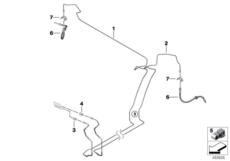 Genuine BMW 34326871327 G07 Pipe Connection (Inc. X7) | ML Performance UK Car Parts