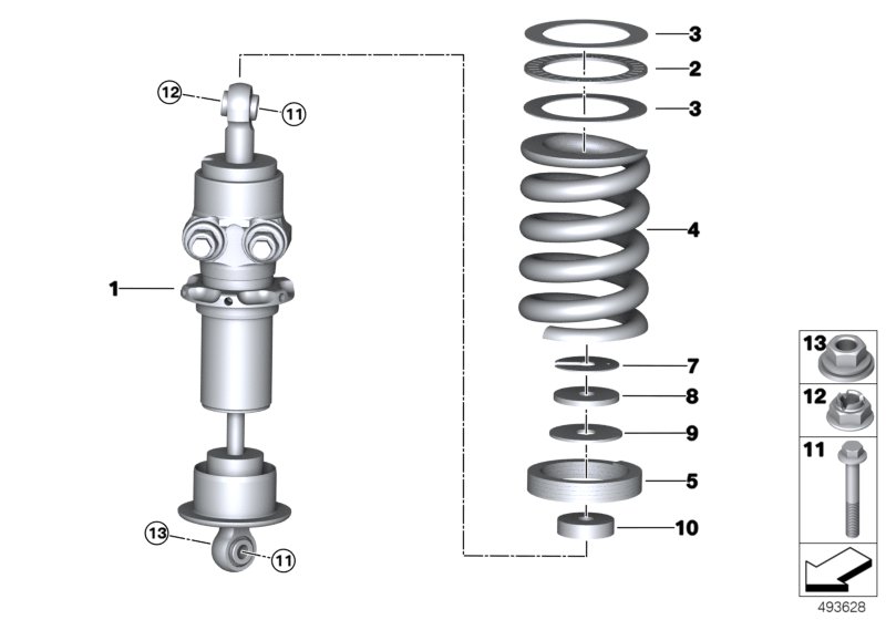 Genuine BMW 31308428254 Front Coil Spring 141,19-57-402 (Inc. M6 GT3) | ML Performance UK Car Parts