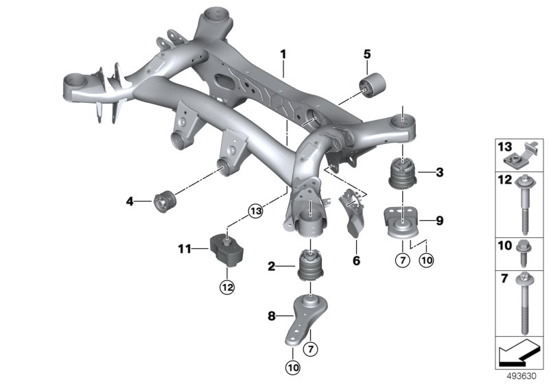 Genuine BMW 07146884435 G21 G29 G20 Multi-Purpose Bolt Asa M10X35 ZNS3 (Inc. X5 40i, X7 M50iX & 330d) | ML Performance UK Car Parts