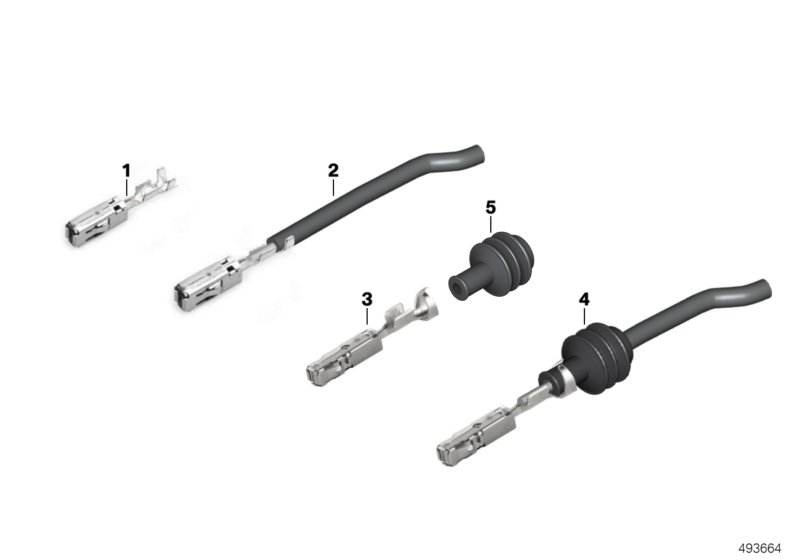 Genuine BMW 61139232673 G12 G11 Socket Contact Mcp 2.8 0,2-0,35mm² AG (Inc. M5) | ML Performance UK Car Parts