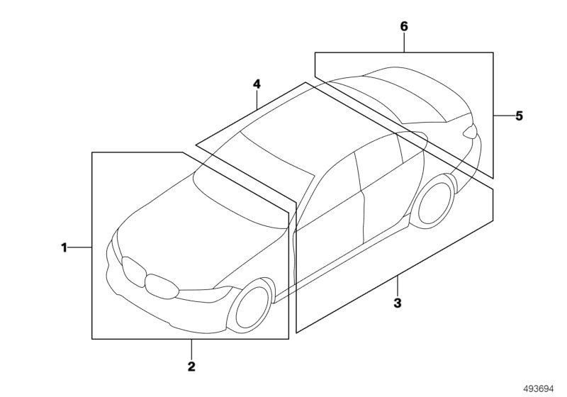 Genuine BMW 71246788026 G15 RR31 Label 