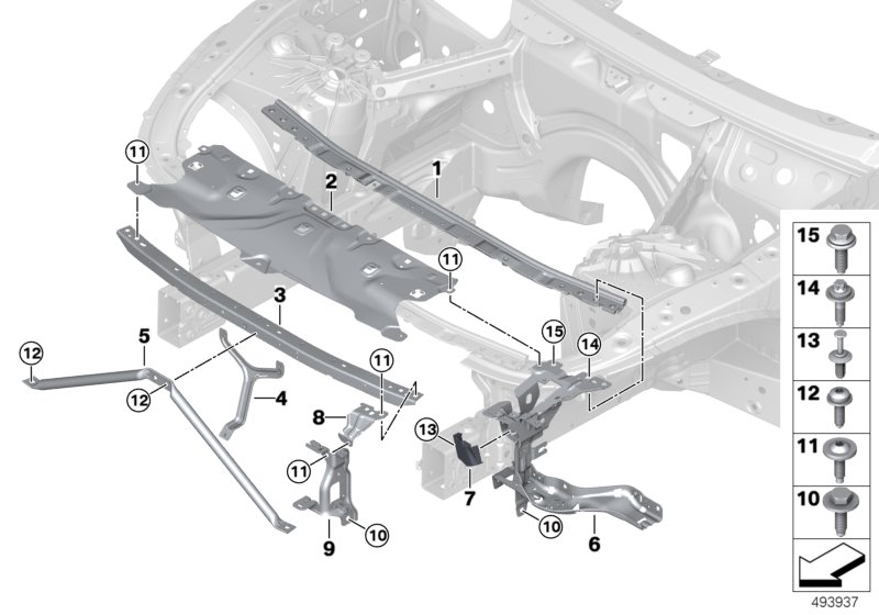 Genuine BMW 51647480342 F91 F93 G16 Support Ventilation Flaps, Top Right (Inc. M850iX, 840iX & 840dX) | ML Performance UK Car Parts