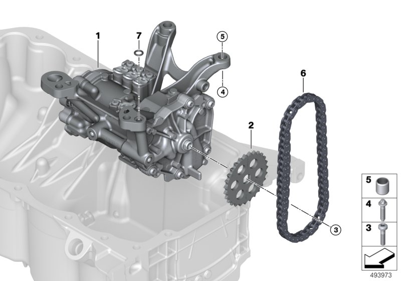 Genuine BMW 11418631810 F45 G29 F48 Oil/Vacuum Pump Assembly (Inc. X2 25iX, Z4 30i & X1 20i) | ML Performance UK Car Parts