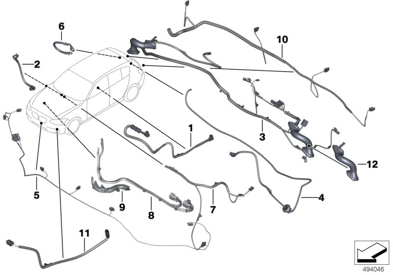 Genuine BMW 61129313129 F87 F80 F20 Wiring Harness For Eps (Inc. 218d, 125d & M235iX) | ML Performance UK Car Parts