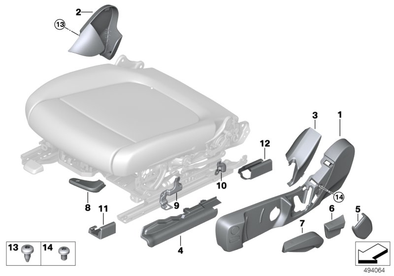 Genuine BMW 52107492933 G21 G02 Finisher, Upper Rail, Exterior, Left SCHWARZ (Inc. X3 M, M340i & 330d) | ML Performance UK Car Parts