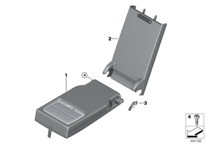 Genuine BMW 52206999957 G20 Center Arm Rest, Imitation Leather CANBERRABEIGE (Inc. 330i, 320dX & M340iX) | ML Performance UK Car Parts