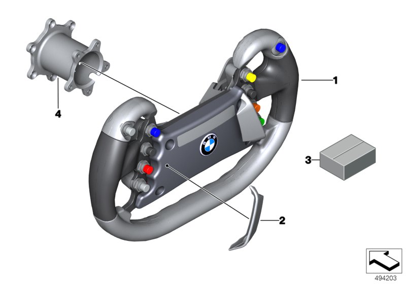 Genuine BMW 32338428286 Covering Right F. ILLUMINATION (Inc. M6 GT3) | ML Performance UK Car Parts