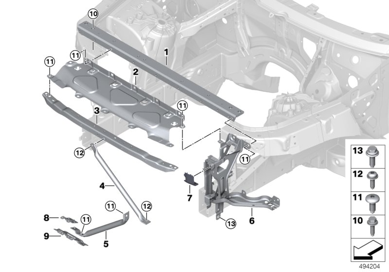 Genuine BMW 51647421727 G07 G05 G06 Lock Panel, Left (Inc. X6 M50iX & X5) | ML Performance UK Car Parts