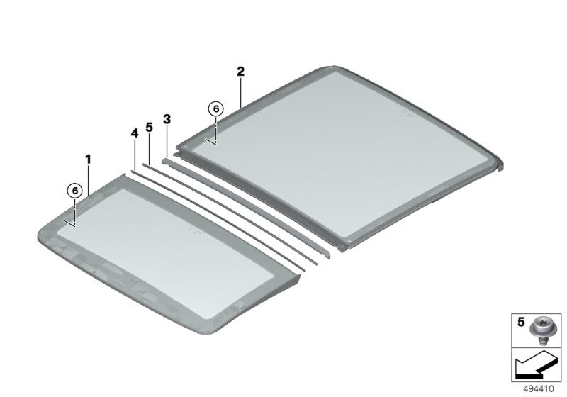 Genuine BMW 54107493155 G07 Gasket, Glass Cover, Front (Inc. X5 & X7 40iX) | ML Performance UK Car Parts