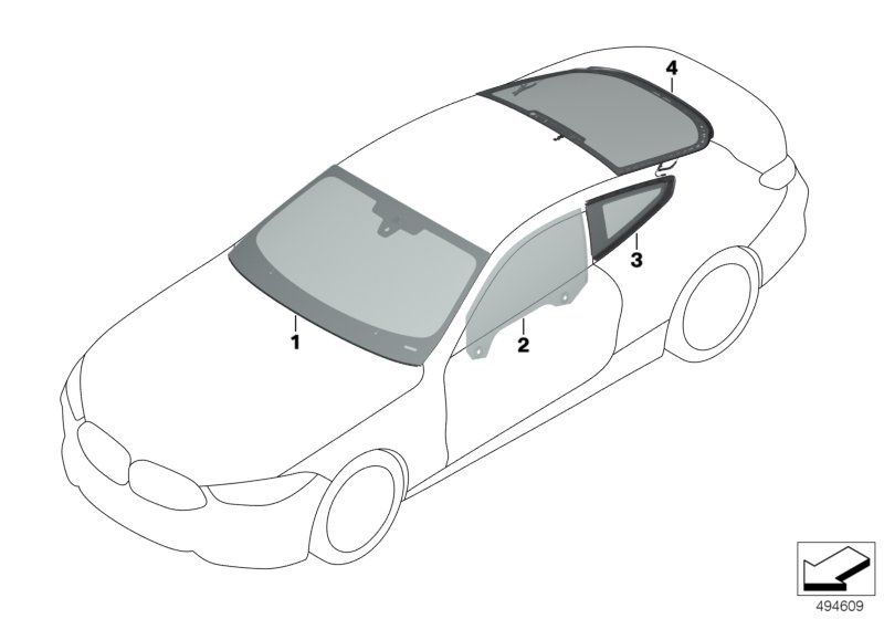 Genuine BMW 51317435329 G14 G15 F91 Cover, Windshield, Top (Inc. 840iX, 840i & M8) | ML Performance UK Car Parts