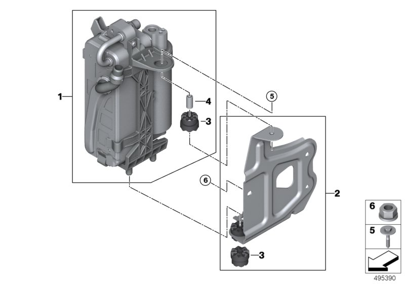 Genuine BMW 64506806375 G20 G21 Bracket Condenser (Inc. M340i, 320i & M340iX) | ML Performance UK Car Parts