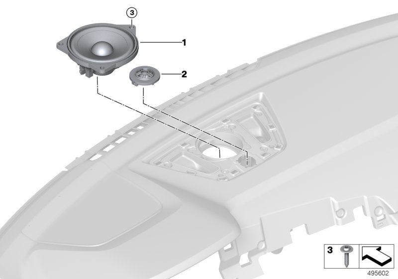 Genuine BMW 65132622545 G29 G20 G14 Mid-Range Speaker Hifi System (Inc. 330dX, 840i & Z4 30i) | ML Performance UK Car Parts