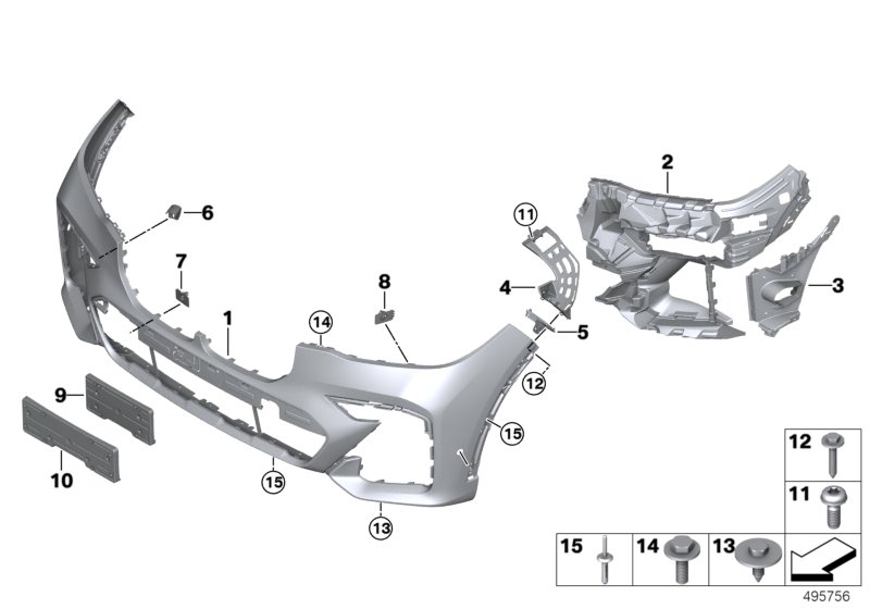 Genuine BMW 51118069896 G07 Bracket Pdc Interior, Right (Inc. X7) | ML Performance UK Car Parts