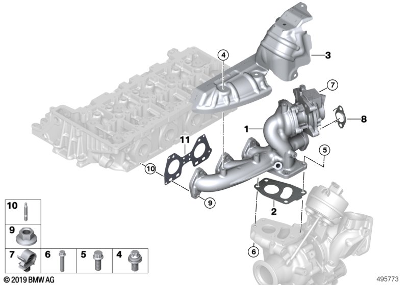 Genuine BMW 11658591888 G02 G21 G31 Gasket Asbestos Free (Inc. 318d, X3 20dX & 520d) | ML Performance UK Car Parts