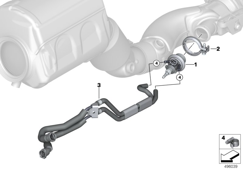 Genuine BMW 17128516376 F15 F16 Bracket, Coolant Hose (Inc. X5) | ML Performance UK Car Parts