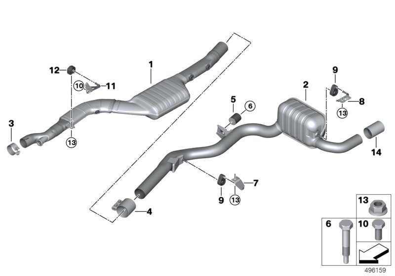 Genuine BMW 18307560781 F48 F21 F36 Clamping Bush D=75mm (Inc. 430i, 730d & 740e) | ML Performance UK Car Parts