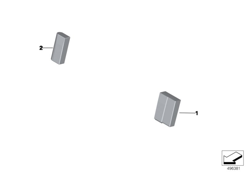 Genuine BMW 51728424914 Foam Wedge RECHTS/RH (Inc. M6 GT3) | ML Performance UK Car Parts