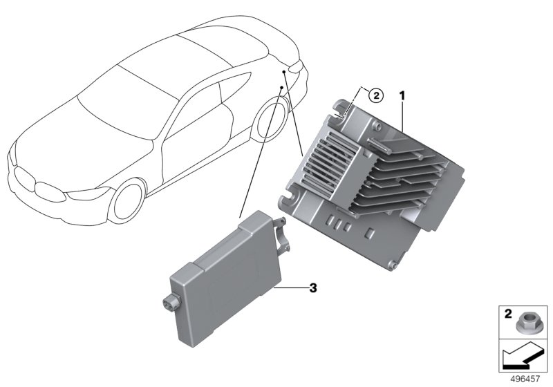 Genuine BMW 65128792114 F92 G05 G29 Ci Plus Module - Tv Map (Inc. X3 20iX, X5 50iX & 330dX) | ML Performance UK Car Parts