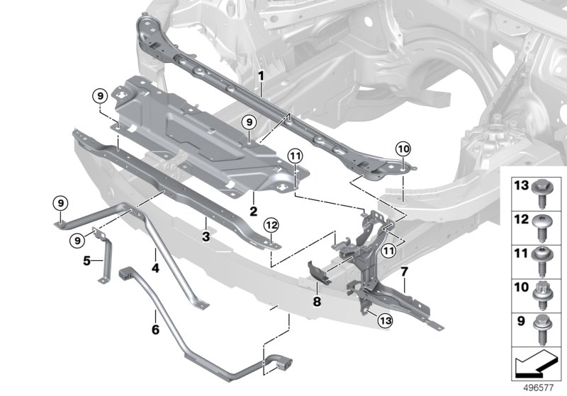 Genuine BMW 51647422287 G20 G21 Crosslink, Front (Inc. 320i, 318d & 320iX) | ML Performance UK Car Parts