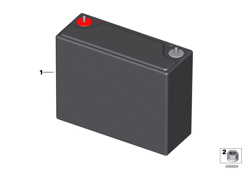 Genuine BMW 61208323022 Battery SBS 40 (Inc. M6 GT3) | ML Performance UK Car Parts