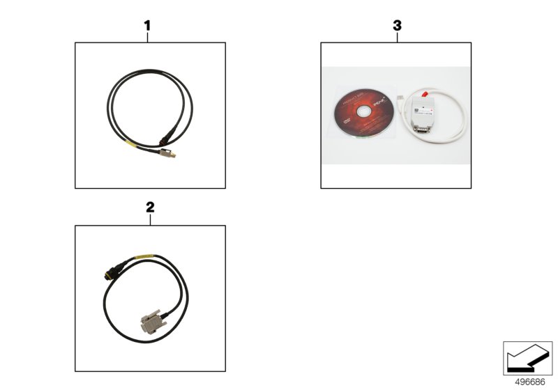 Genuine BMW 61127777918 Lan Cable ETHERN.>DEUTSCH (Inc. M6 GT3) | ML Performance UK Car Parts