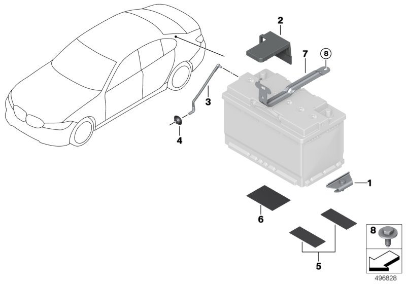 Genuine BMW 61216844137 G21 G29 G20 Cover Positive Battery Terminal (Inc. 320iX, Z4 M40i & Z4 20i) | ML Performance UK Car Parts