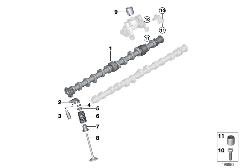 Genuine BMW 11318053395 Camshaft Exhaust (Inc. X3 M & X4 M) | ML Performance UK Car Parts