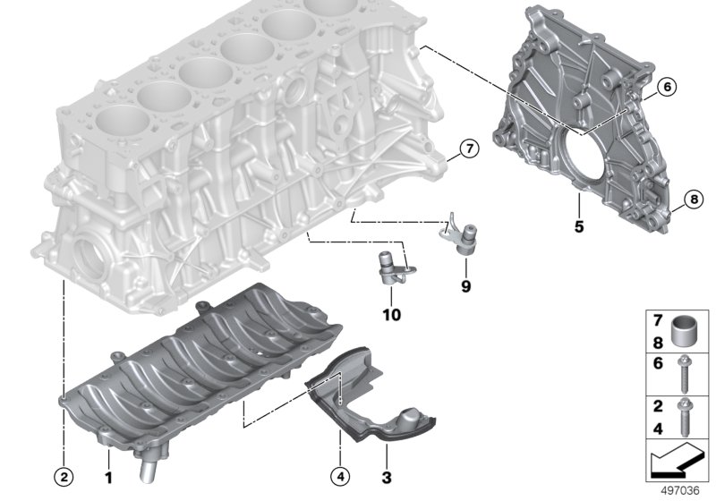 Genuine BMW 11138073600 Oil Pan Cover (Inc. X3 M & X4 M) | ML Performance UK Car Parts