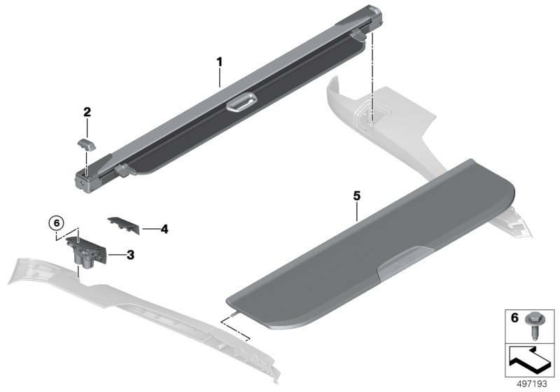 Genuine BMW 51479493675 G07 Trim Mount Separating Net, Front Left BLACK (Inc. X7 40iX, X7 M50iX & X7 50iX) | ML Performance UK Car Parts