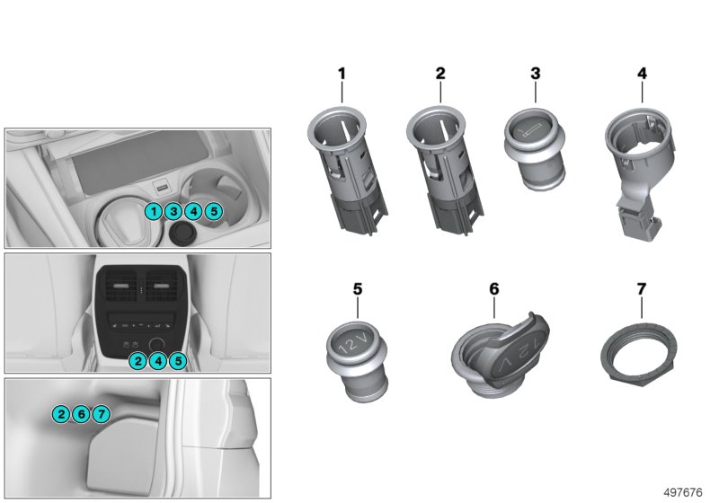 Genuine BMW 61347947769 G20 G21 Plug-In Socket (Inc. 320iX, 320d & 330i) | ML Performance UK Car Parts