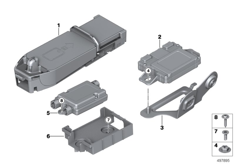 Genuine BMW 84109355549 RR11 G31 Usb Hub (Inc. 340i, 320i 1.6 & Cooper SE ALL4) | ML Performance UK Car Parts