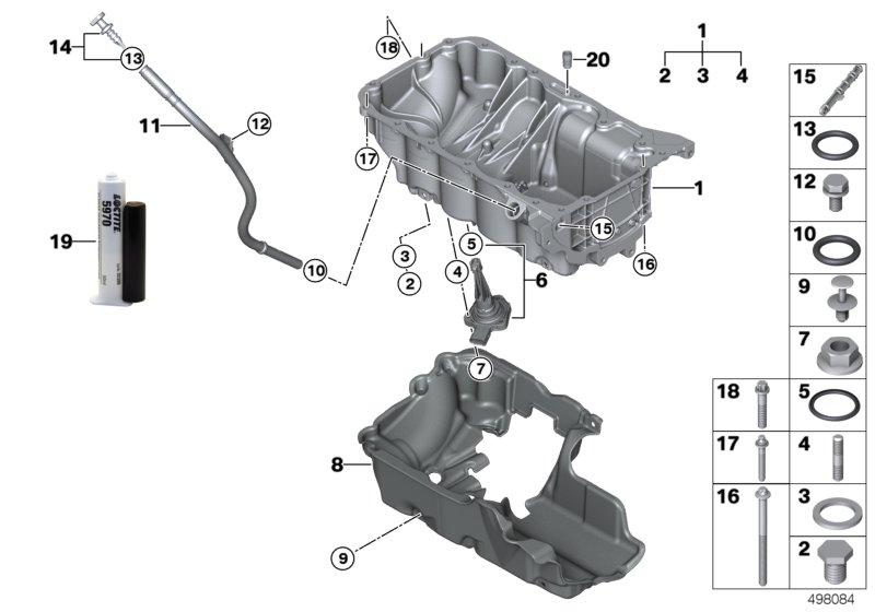 Genuine BMW 11138580119 F56 F45 Oil Pan (Inc. X2 25dX, X2 18dX & 118d) | ML Performance UK Car Parts