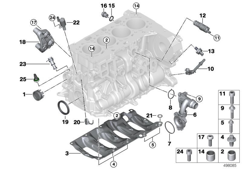 Genuine BMW 11518472114 F45 G31 G01 Profile-Gasket (Inc. X1 20dX, 320dX & 518d) | ML Performance UK Car Parts