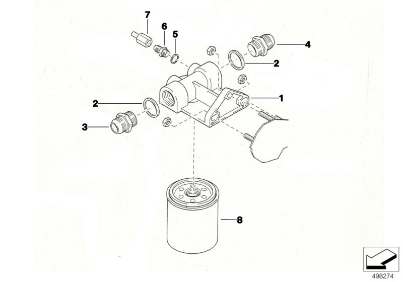 Genuine BMW 11422223608 Distribution Piece Holder (Inc. E36 318iS) | ML Performance UK Car Parts