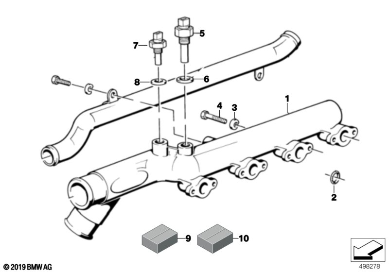 Genuine BMW 12511415245 E36 Temperature Sensor PI-SYSTEM (Inc. 318iS & 320i) | ML Performance UK Car Parts