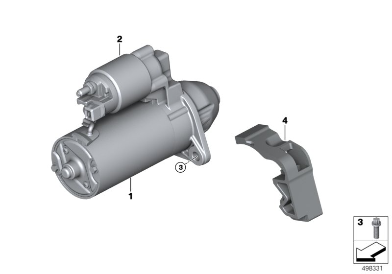 Genuine BMW 12418588898 G12 G31 F21 Starter VALEO (Inc. 114d, 725Ld & 520dX) | ML Performance UK Car Parts