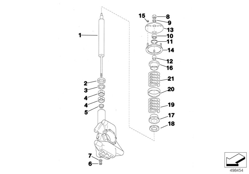 Genuine BMW 31332221057 E36 Ball Joint 18mm DA=35mm (Inc.318iS & M3) | ML Performance UK Car Parts