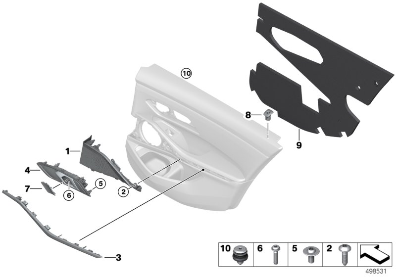 Genuine BMW 63316999931 G20 G21 Fiber Optic Cbl.Outline, Door, Rear Lt (Inc. 318d, M340i & 320i 1.6) | ML Performance UK Car Parts