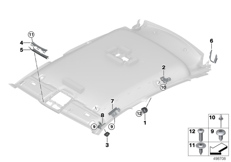 Genuine BMW 51167452112 Bracket Clothing Hook, Right (Inc. X4 M, X4 25dX & X4 20dX) | ML Performance UK Car Parts