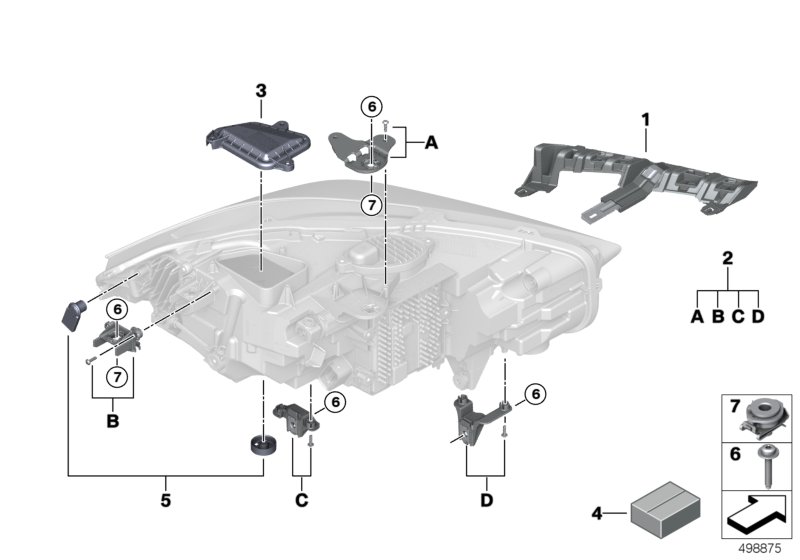 Genuine BMW 63117388920 F40 F87 Set Of Screws (Inc. X1 25iX) | ML Performance UK Car Parts