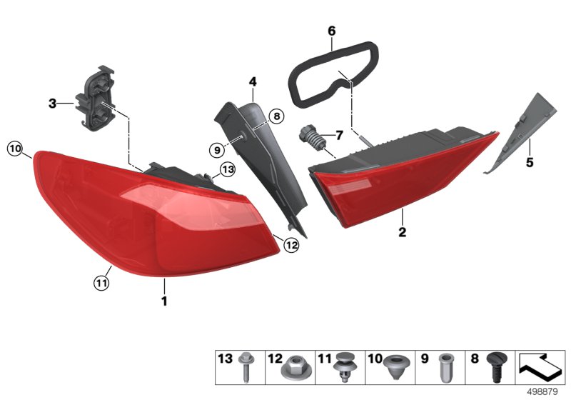 Genuine BMW 51497384301 F82 F32 F36 Clip For Trim (Inc. 440iX) | ML Performance UK Car Parts