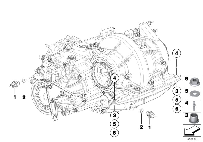 Genuine BMW 23008423715 Stud M10X1,5/1,25 (Inc. M6 GT3) | ML Performance UK Car Parts