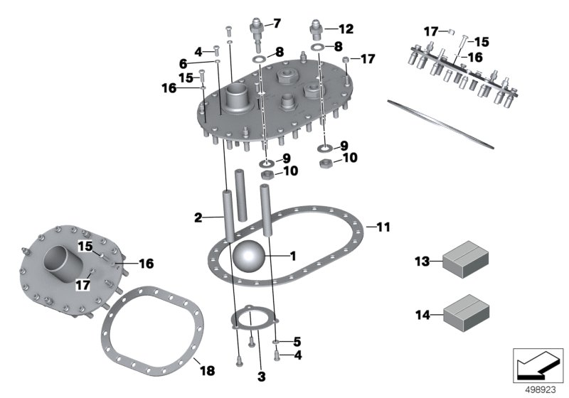 Genuine BMW 16008420148 Supporting Plate AC-AC-085 (Inc. M6 GT3) | ML Performance UK Car Parts