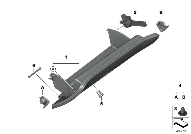 Genuine BMW 51166995493 G14 G16 G15 Glove Box Lid ELFENBEINWEISS (Inc. 840dX, 840i & M850iX) | ML Performance UK Car Parts